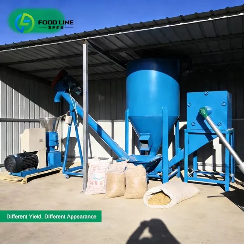Customized Best Price Commercial Animal Feed Pellet Machine Feed Production Line for Sale
