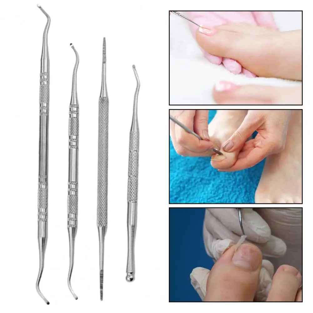 Juego de herramientas profesionales para uñas de los pies, Kit de eliminación de uñas de los pies de acero inoxidable para tratamiento seguro, pedicura de precisión