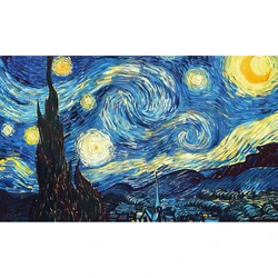 60x90cm 90x150 THE STARRY NIGHT Flag Banner Tapestry curtain artwork art van Gogh