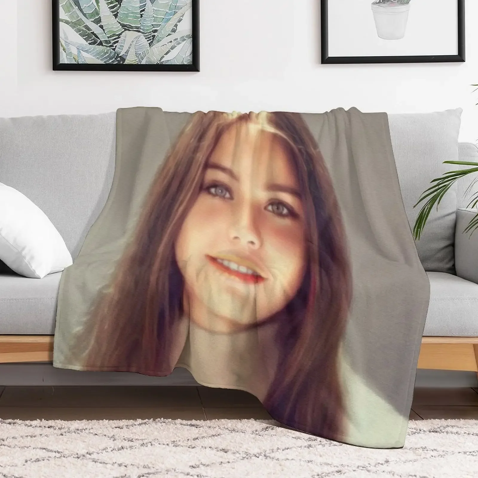 New Susan Dey, Actress Throw Blanket Luxury Brand Flannel Fabric Blankets