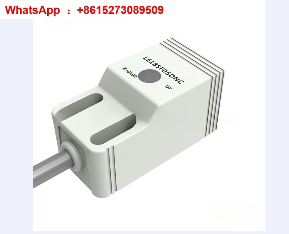 

LE18SF05DNO Square inductive sensor, three wires, NPN, normally open, 2m, square proximity switch