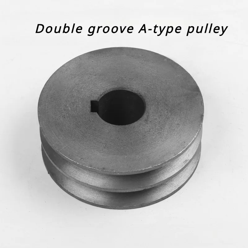 

Pulley Double Groove Cast Iron Motor Hollow Solid Disc A Type Single Groove 2A Flat A Type Triangle Transmission Wheel