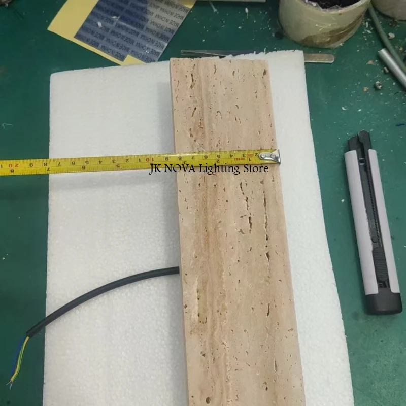 Outdoor Waterproof Yellow Cave Stone Medieval Wabi Sabi Bedroom Cream Wind Up and Down Luminous LED Wall Lamp Outdoor Lighting