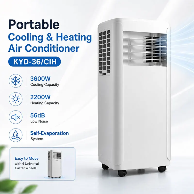 Wholesale Home High Quality Customization Electric Cooling Remote Control Quiet Design Portable Air Conditioner