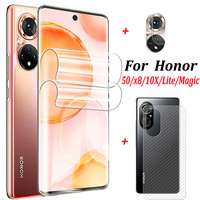 Hydrogel Film For Honor 50 Magic 5 Lite Not Glass+Back Film Honor50 X-8 Camera Protector Honor Magic4 Pro 10x Soft Screen Film