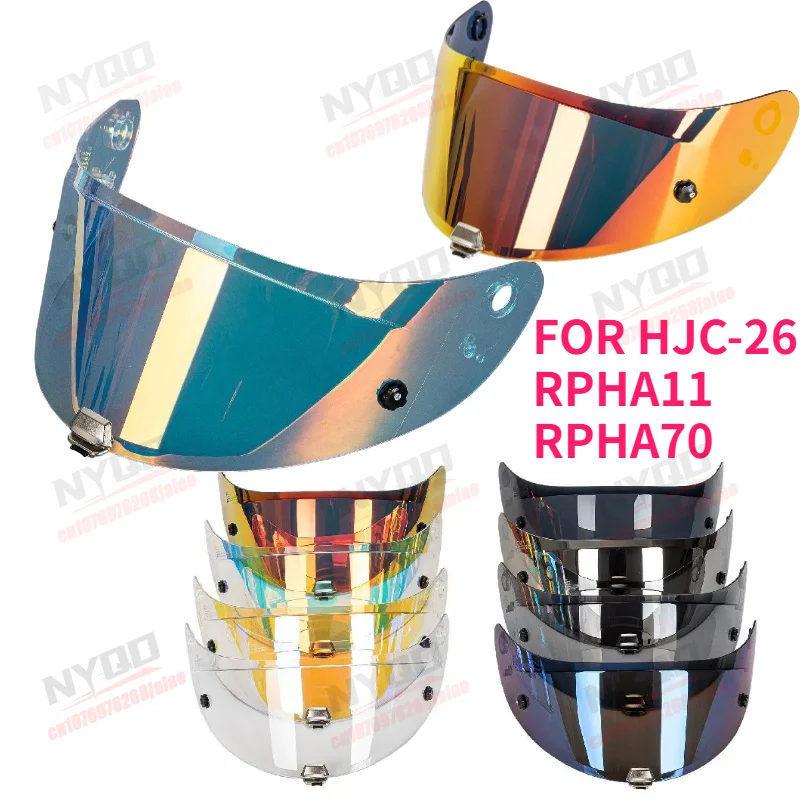 

Motorcycle Helmet Lens REVO Night Vision High-definition Multi-color Lens HJ-26 Is Suitable for RPHA11 and RPHA70 Models
