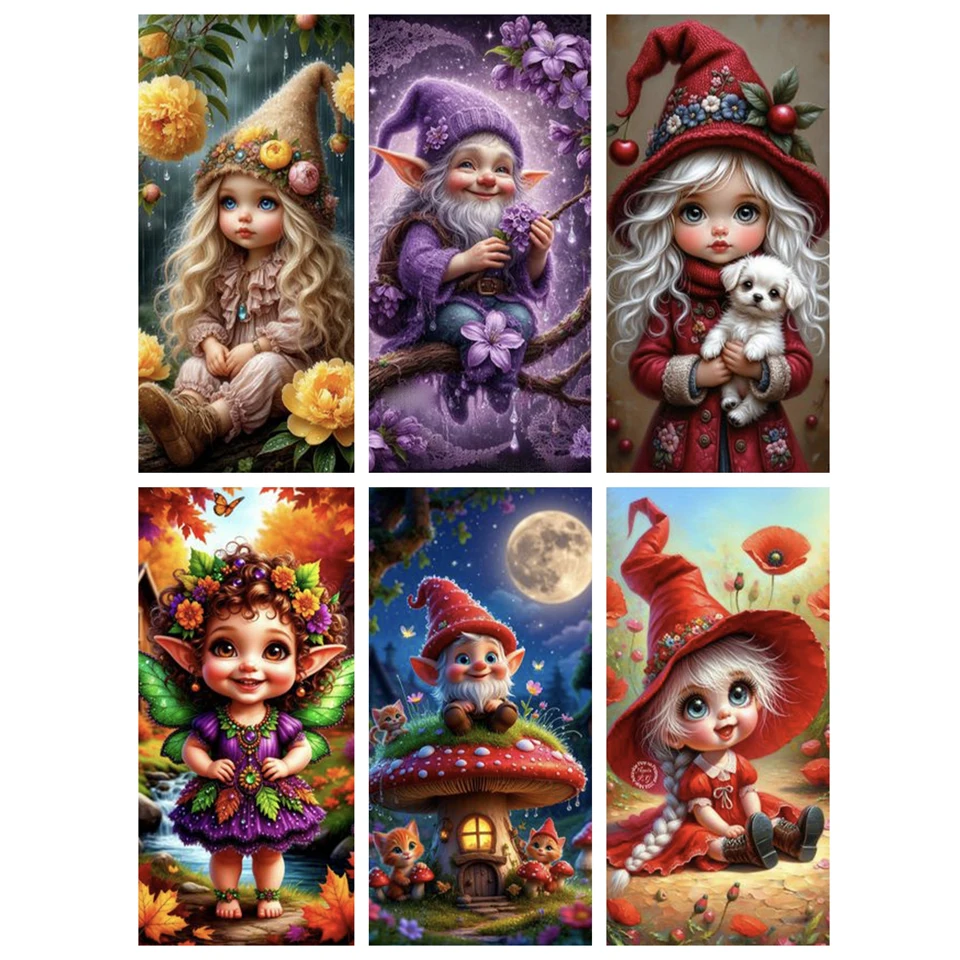 

New Diamond Painting 5D Diy Diamond Mosaic Christmas Girl Picture Embroidery Mosaic Embroidery Christmas Decoration