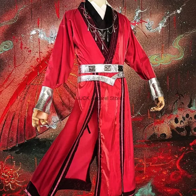 TGCF Cosplay New Huacheng Costume Hua Cheng Costume Red Huacheng Ghost King Sanlang Costume Season 2 Tian Guan Ci Fu Coswear