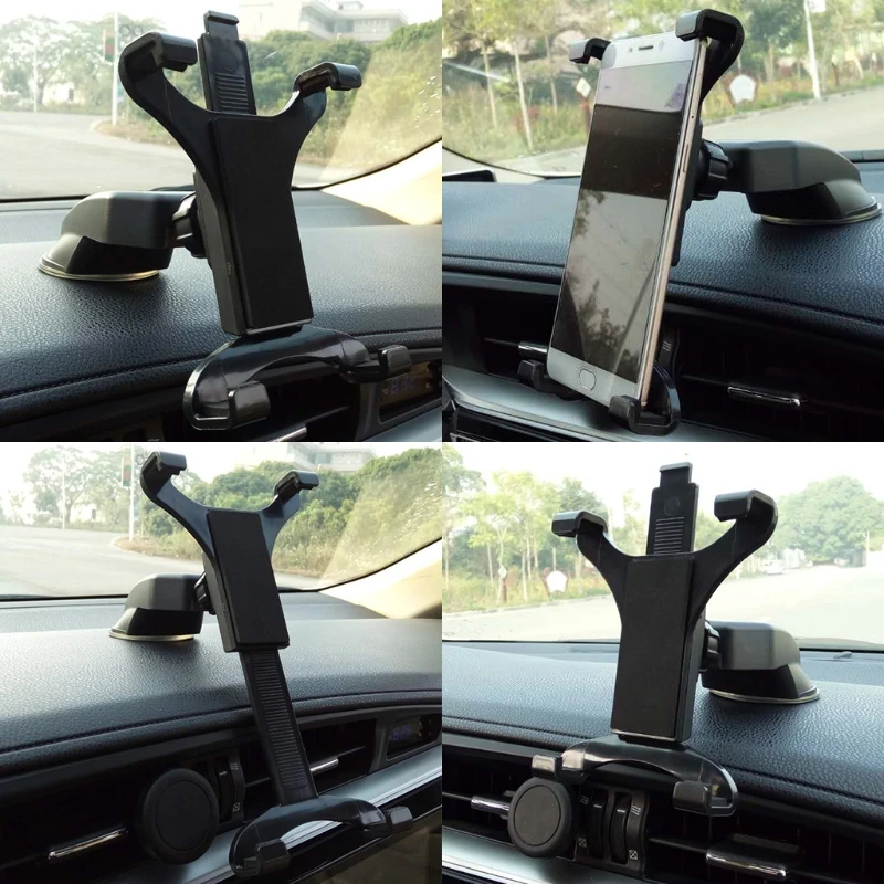 Adjustable Phone Pad Mount Bike Bracket 360° Stand For 7in-11in Tablet