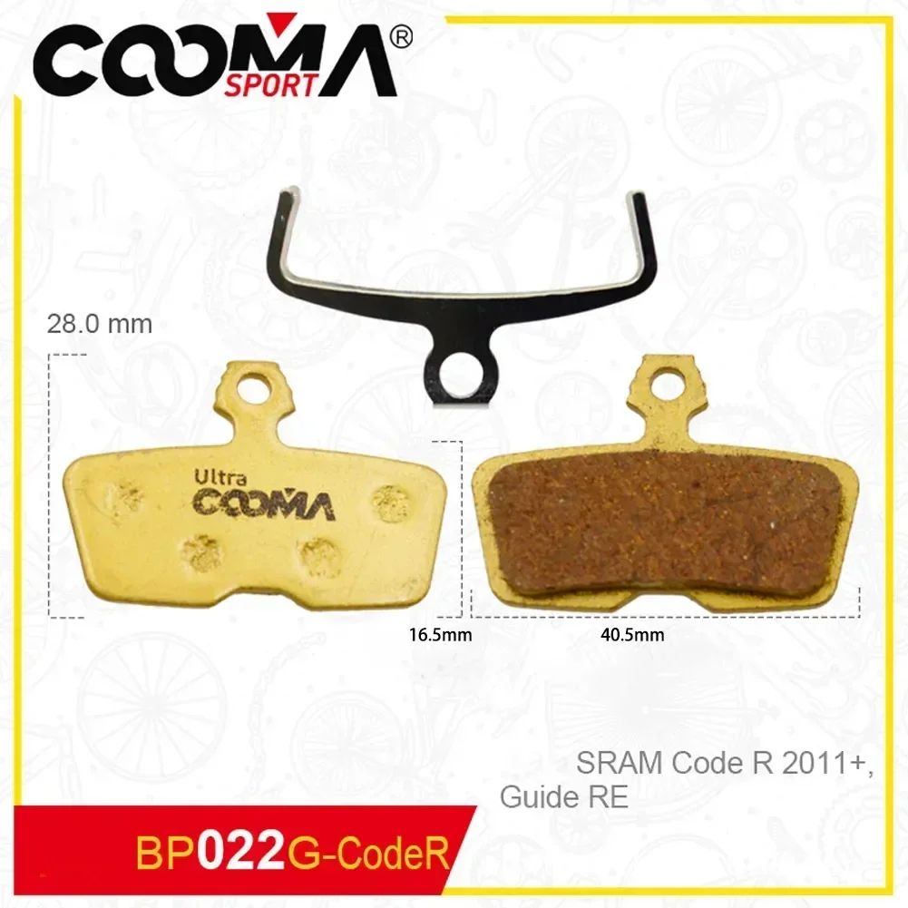 Bike Disc Brake Pads For Sram AVID Code R 2011+ Guide RE Resin Metal Ceramic Discs Brake Pad Replacement Bicycle Accessories