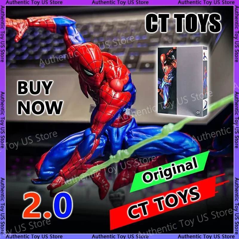 

Оригинальная фигурка Ct Toys Spiderman 2.0, удивительная фигурка Ямагучи Спайдермена, Агент Веном, Mafex, аниме-фигурка, индивидуальные подарочные игрушки