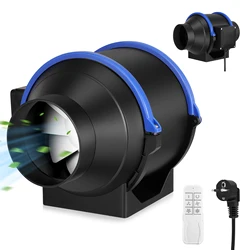 40W 230V Exhaust Fans Home Silent Inline Pipe Duct Fan Bathroom Extractor Ventilation Kitchen Toilet Wall Air Clean Ventilator