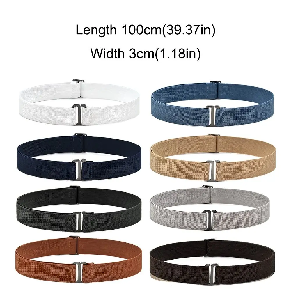 ファッション目に見えない怠惰なベルトオールマッチ多用途ストレッチウエストバンドスリム弾性バンド女性