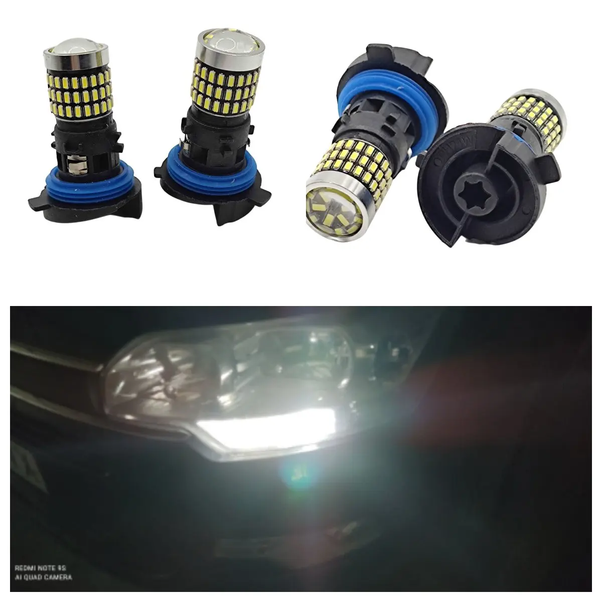 Hp24w LED Bulb light Error free 12V led Daytime Running Lights bulb lamp for Citroen c5 and peugeot 3008 led drl light White