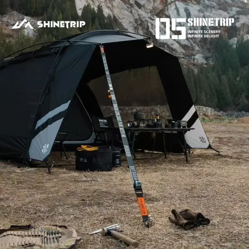 4-meter multi-functional SHINETRIP tactical tent, adjustable, windproof design, suitable for outdoor camping sites, sunshades,