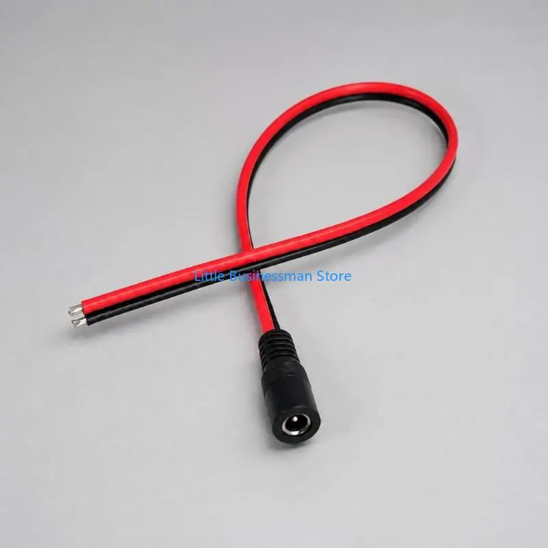 DC5.5x2.5mm Power Pigtail Cable with 14 AWG Tinned Copper Wire Conductors M76A
