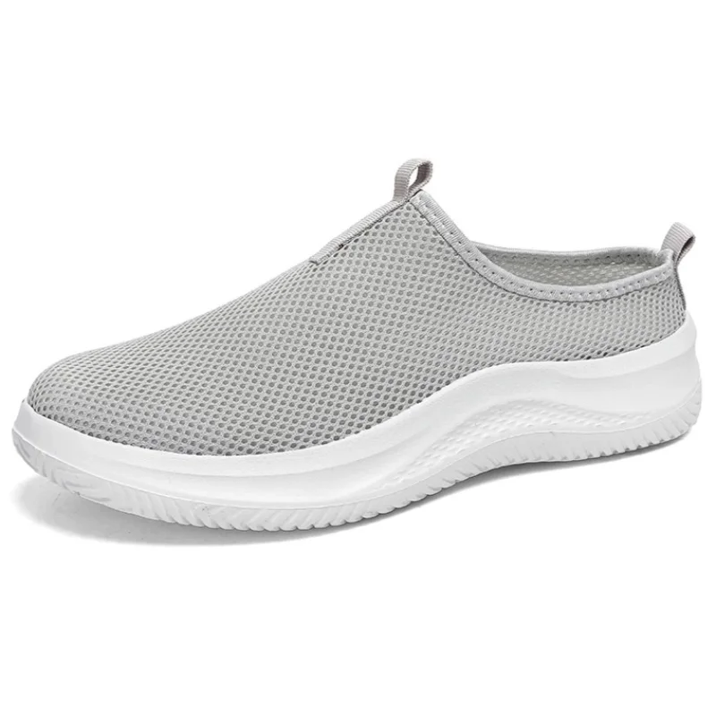 Men's Breathable Mesh Casual Flat Shoes Outdoor Home Lightweight Slippers Men Shoes Walking Sports Sandals