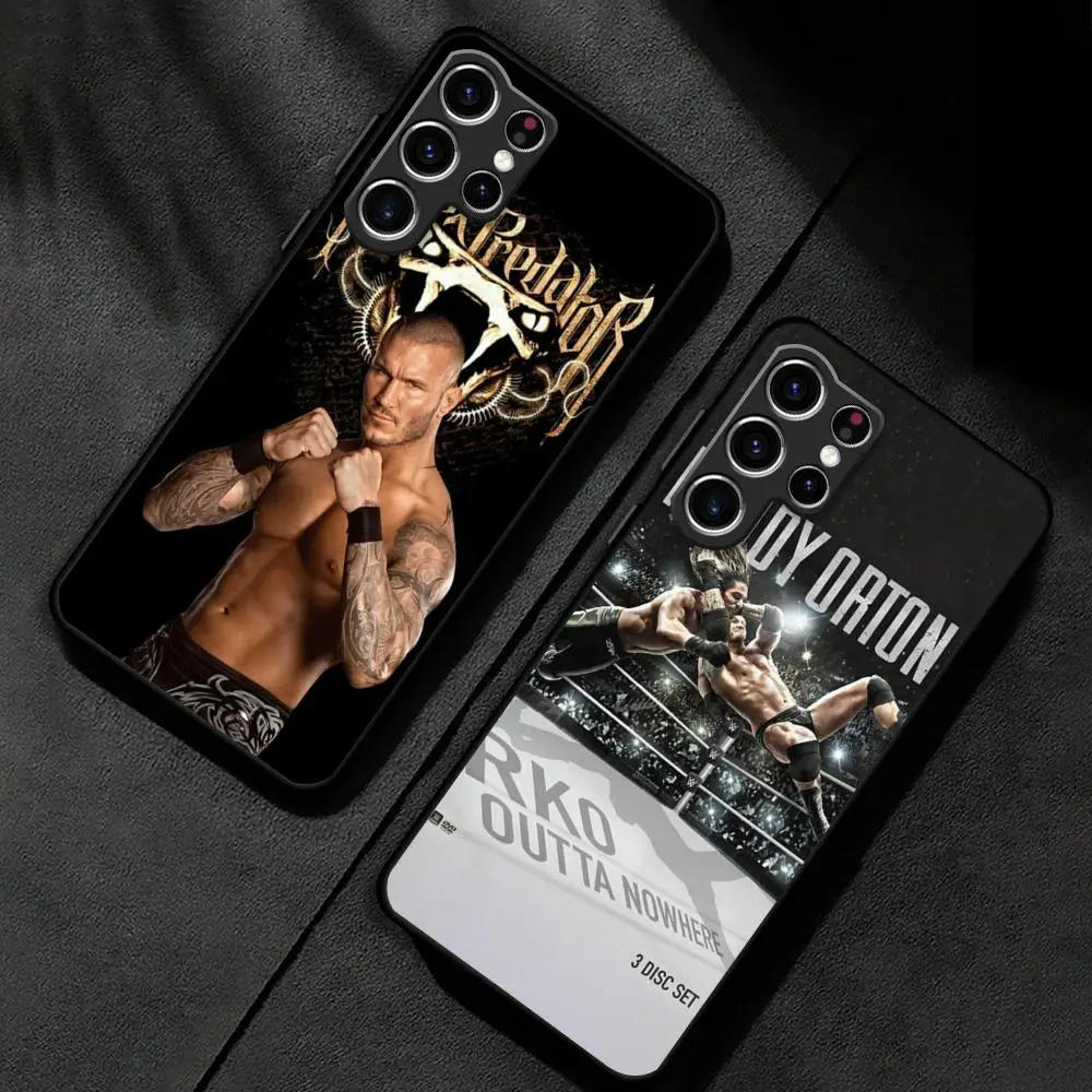 Wrestling Star R-randy orton Phone Case For Samsung Galaxy S24 S23 S22 S21 S20 Plus Ultra Note20 Soft Black Phone Cover