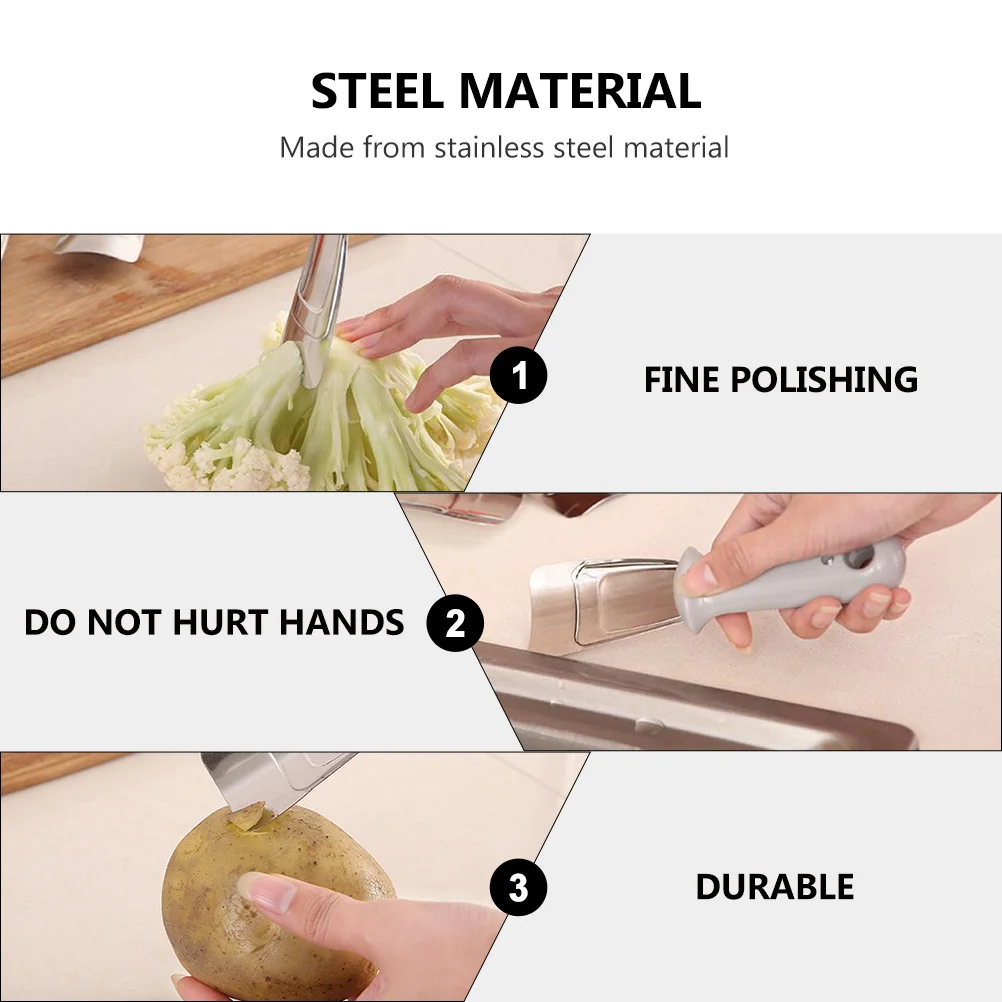 

3Pcs Durable Stainless Steel Refrigerator Ice Scraper Ice Removal Shovel Ergonomic Handle Fridge Deicing Tool Deicing Shovel