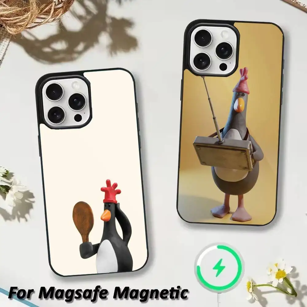 Чехол для телефона F-Feathers M-McGraw для iPhone 17,16,15,14,13,12, Plus, Pro, Max для Magsafe Magnetic Wireless Charge