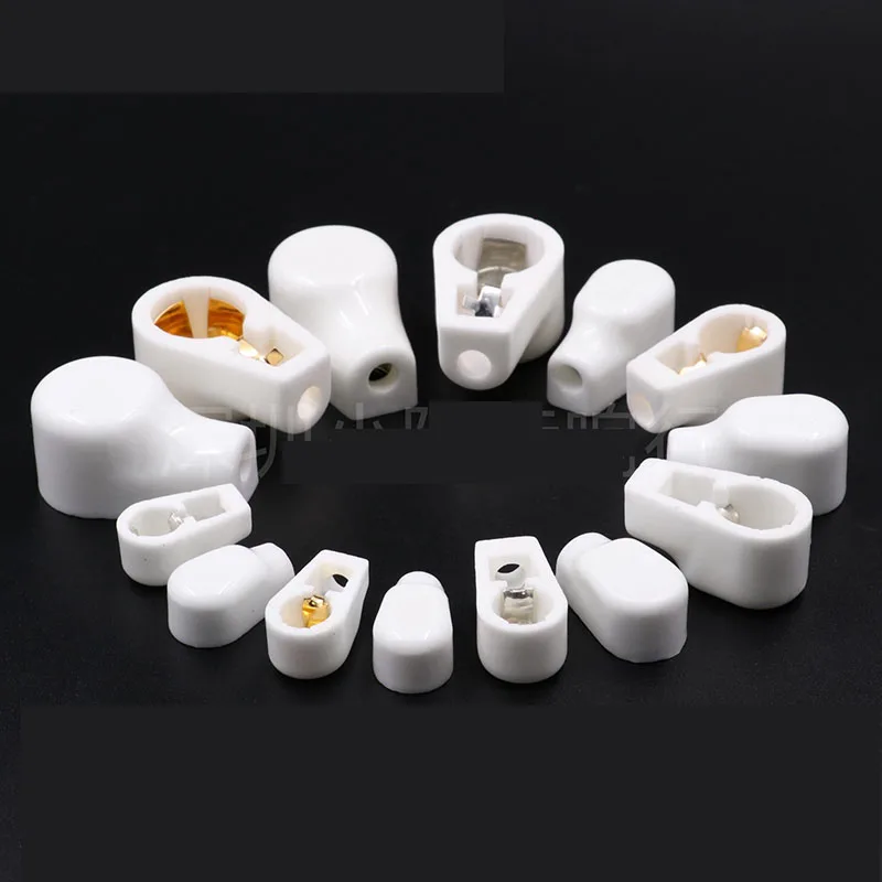 2 PCS electronic tube cap ceramic high pressure cap shield cap EL509 6J1 807 310A 805 EF37 811