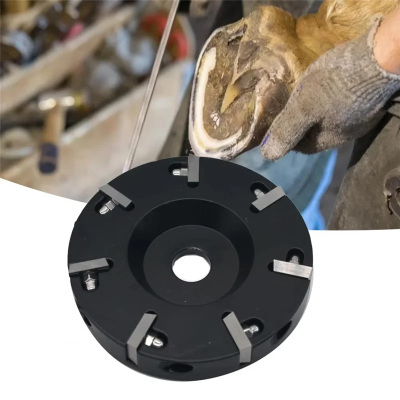 

ABKJ-Zinc Alloy Sharphigh Strength Hoof Grinder Disc Black Hoof Grinder Disc Sharpfor Horseshoes