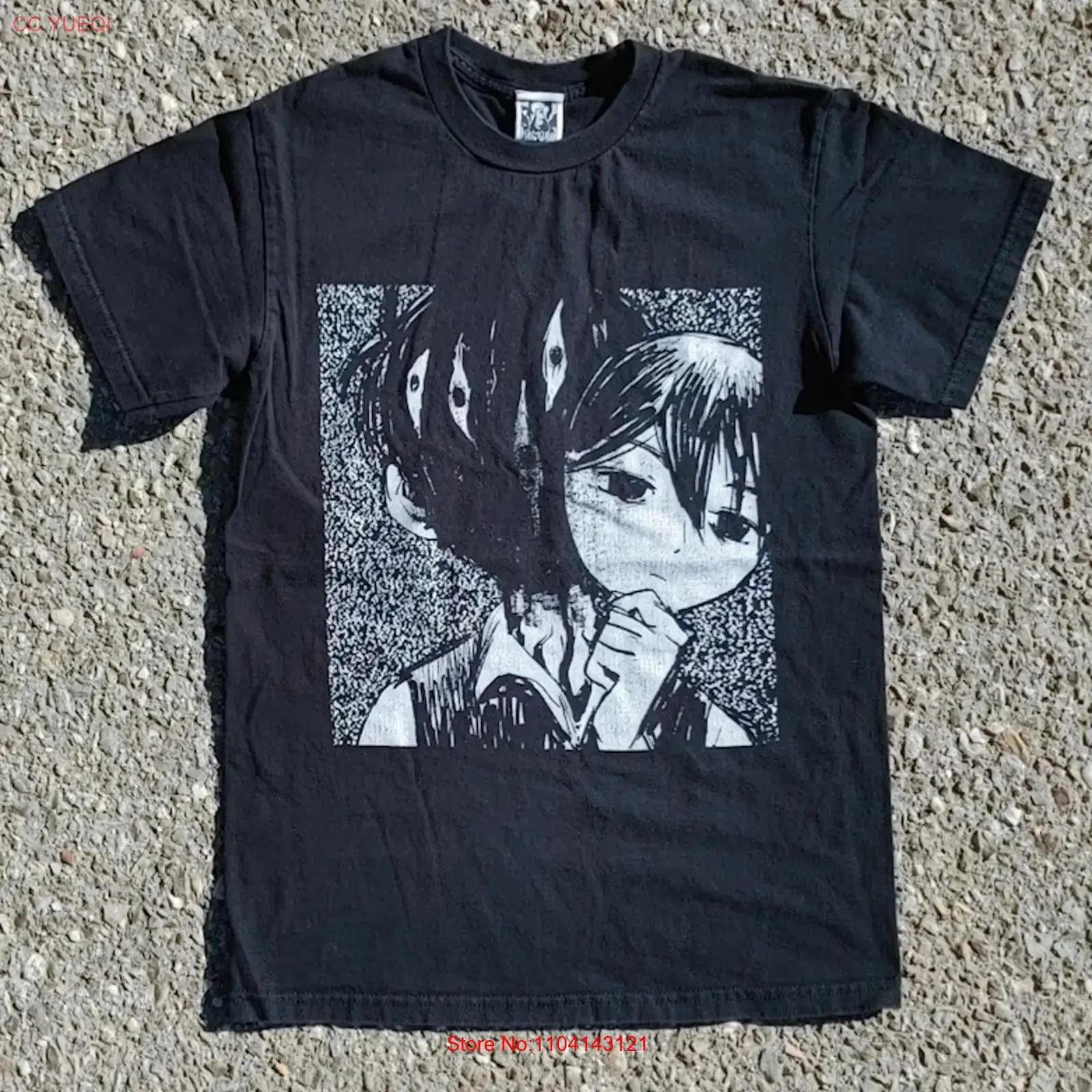 2020 Omori Game Omocat Anime Print T Shirt Size S Vintage Washed Stretched Vers…