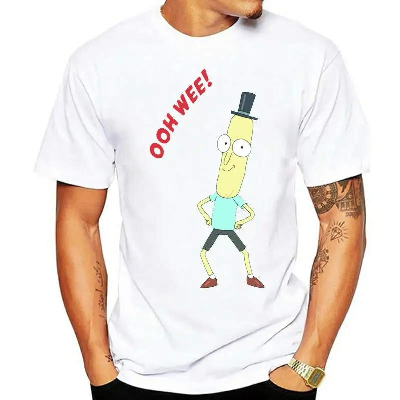 Mr. Poopy Butthole, Ooh Wee! Men's Black Tees Shirt Clothing  Men T Shirt Print Cotton Short Sleeve T-Shirt Youth