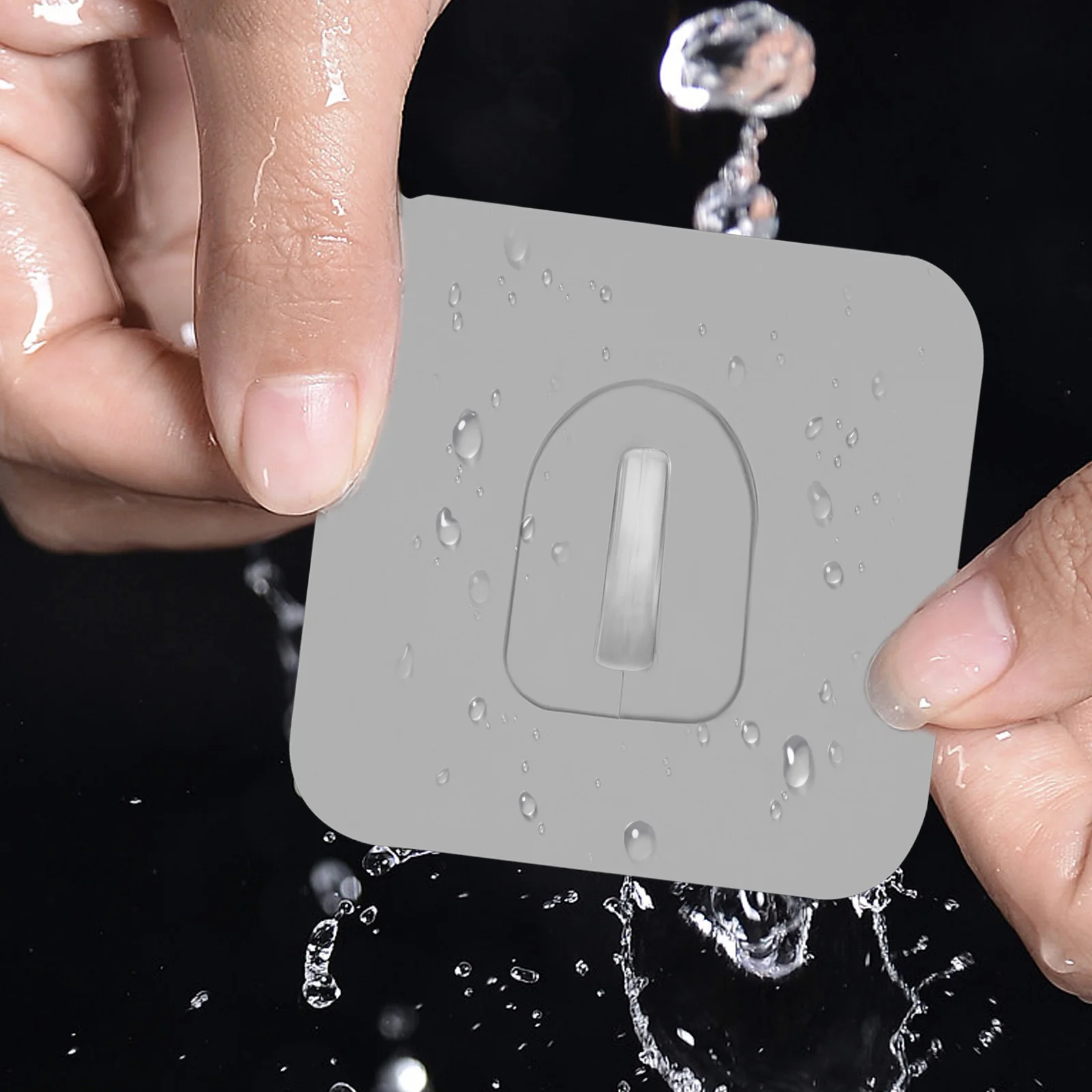 30개 투명 접착식 후크, 옷, 수건, 모자 등에 사용 가능한 간편하고 심플한 홈 수납 솔루션, 자가 접착식 투명 후크