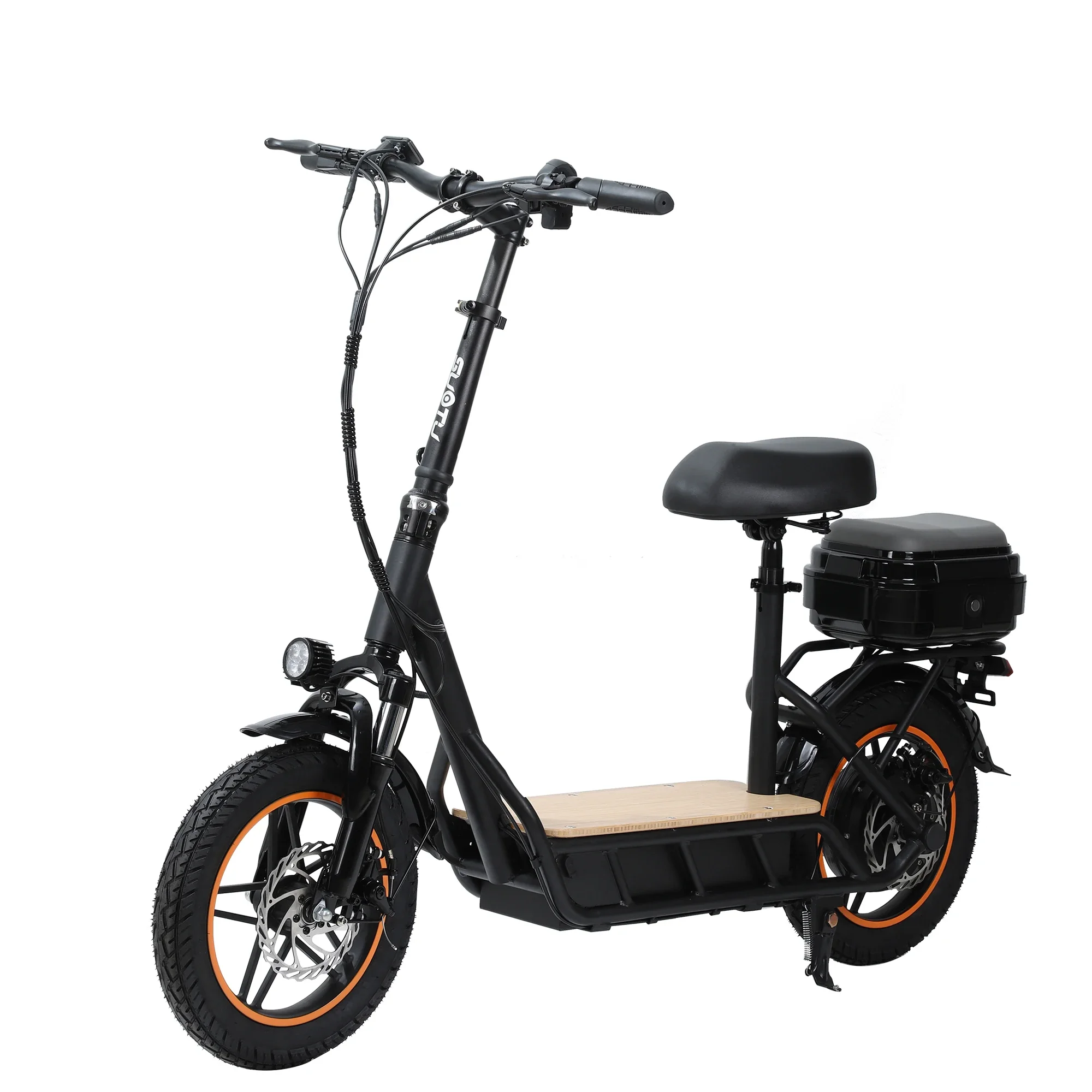 Scooter elétrico urbano 500w motor 13ah bateria 14 polegada pneu gordo adulto scooter elétrico 45 km/h scooter elétrico fora de estrada com assento