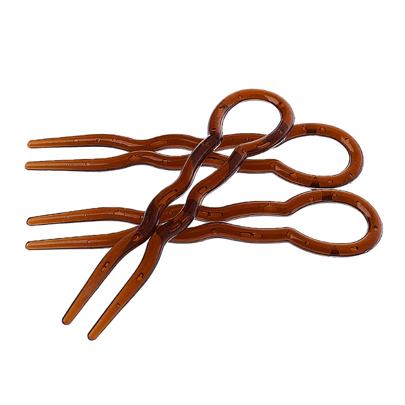 3 шт., вилки, инструменты, коса, прическа, вилка для волос, U-образная вилка, зажимы для вилок, аксессуары, дропшиппинг