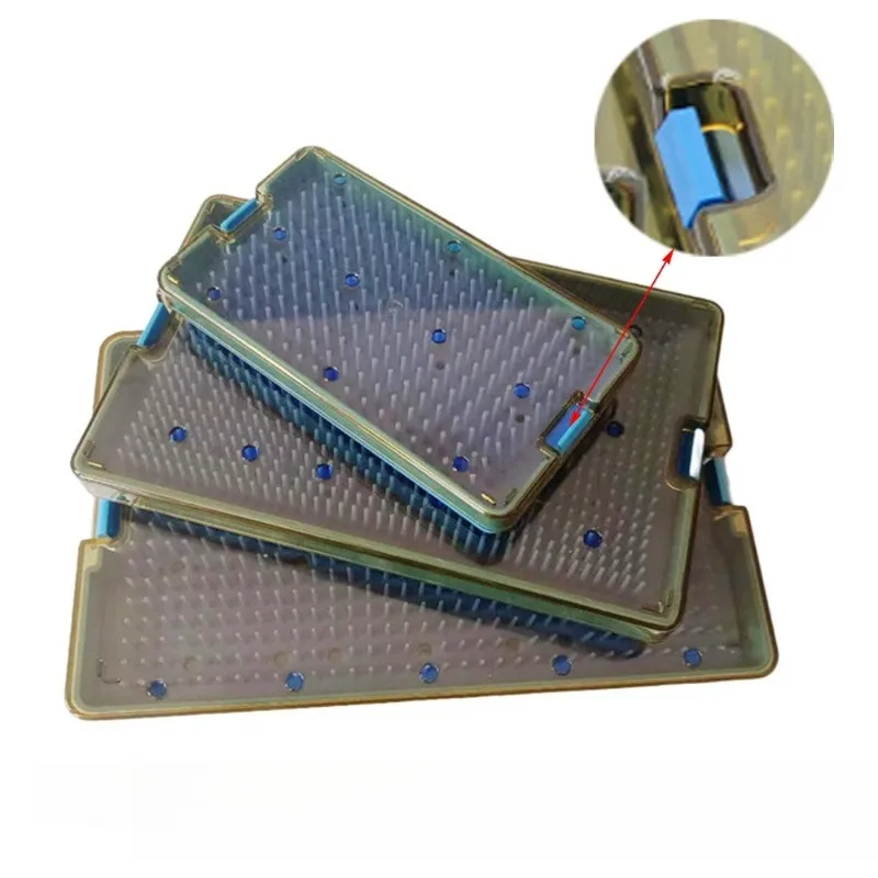 

Силиконовый лоток для стерилизации, автоклавируемый дезинфекционный ящик для инструментов, офтальмологический/стоматологический хирургический инструмент