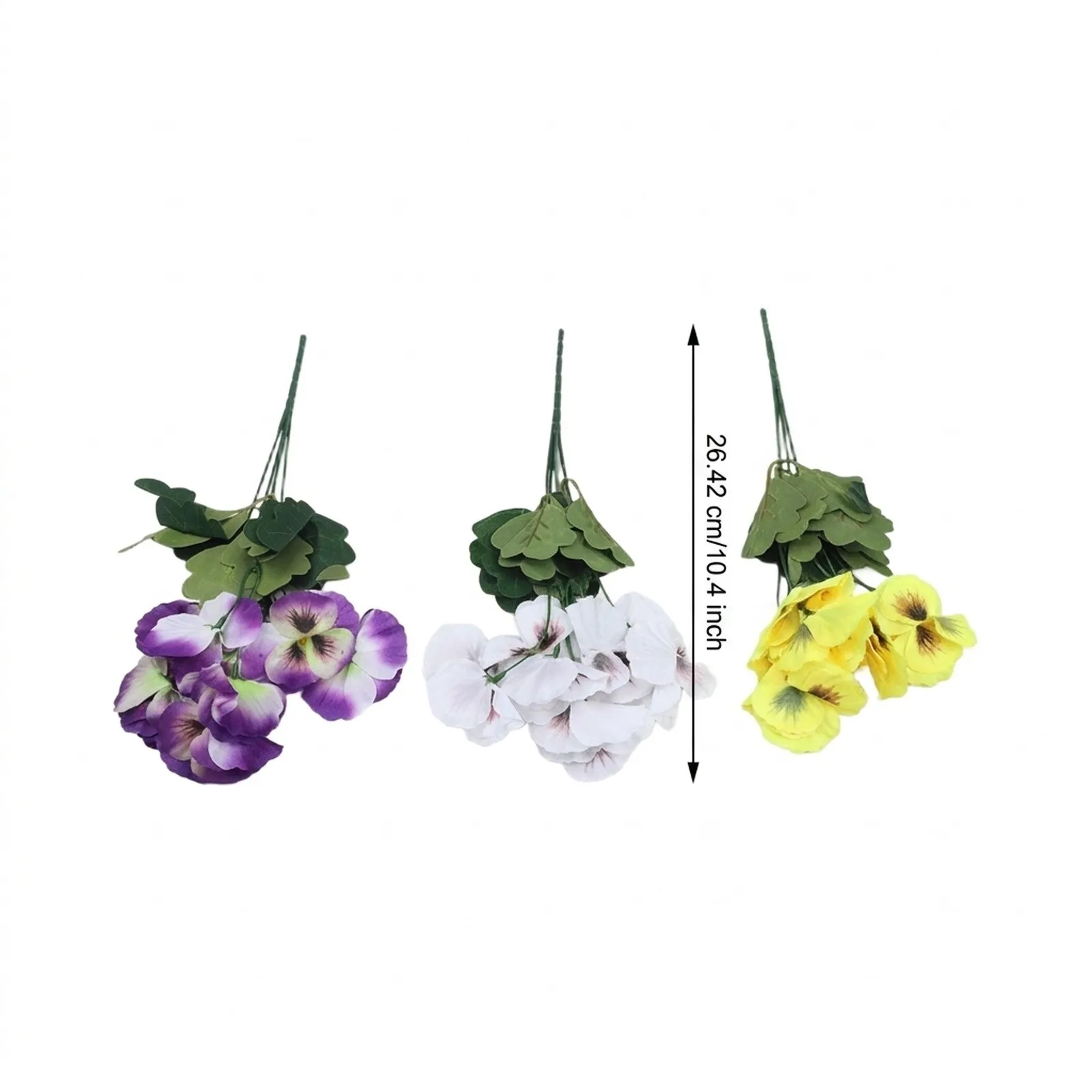 Summer for Home Decoration Vibrant Faux Flowers for versatile Floral Arrangements Low Care Floral Set Odorless Artificial