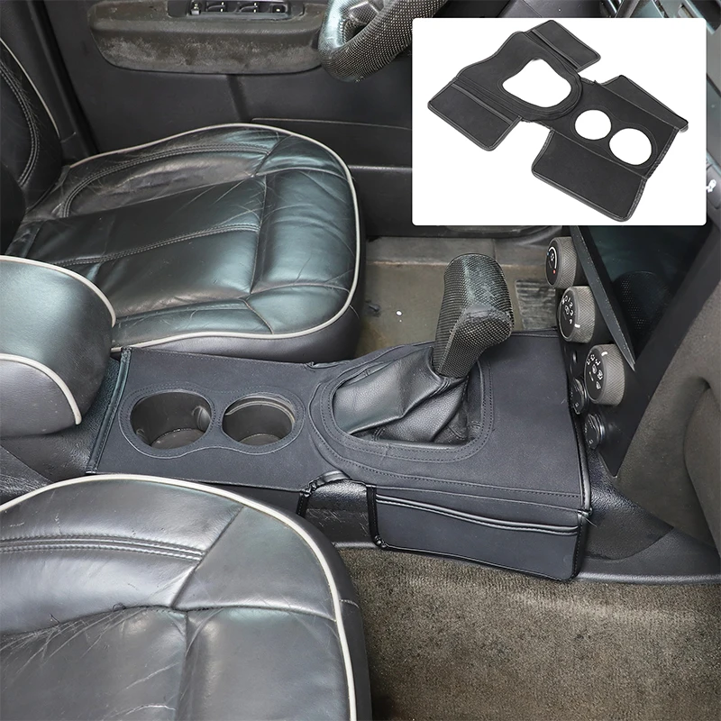 

Для Hummer H3 2005-2009 автомобильная центральная консоль, крышка переключения передач с сумкой для хранения, защитный коврик, автомобильные аксессуары