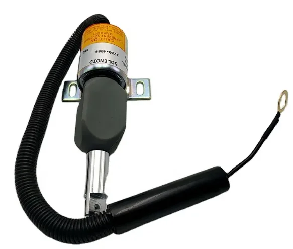 

Válvula solenóide de corte de combustível do gerador diesel, novo tipo, 12V, 17004069, 8973737622, 187153, 110131, 1700-4069