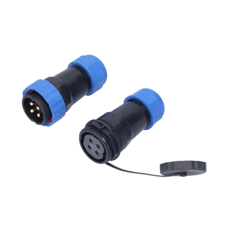 Aviation Plug SP28 Docking Type 45A High Current IP68 Waterproof Aviation Plug Socket4 Core