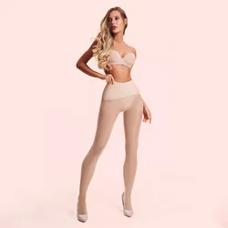 Kave 20D Sexy Colored Oil Sheer Shiny Stockings Pantyhose 360°Seamless Crotch High Waist Smooth Tights for Women Wholesale