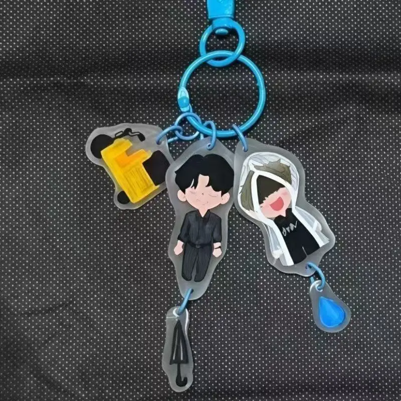 Revenged Love Chi Cheng Wu SuoWei Anime Merch Cartoon Leuke Acryl Sleutelhanger Paar Hoge Waarde Rugzak Hanger Prachtig Cadeau