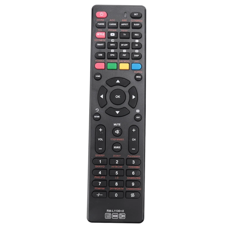 Y16A Rm-L1130 +X TV Remote Control Universal for AKIRA AOC BBK ELENBREG PRIMA OPENBOX THOMSON DAEWOO JVC Smart Tv