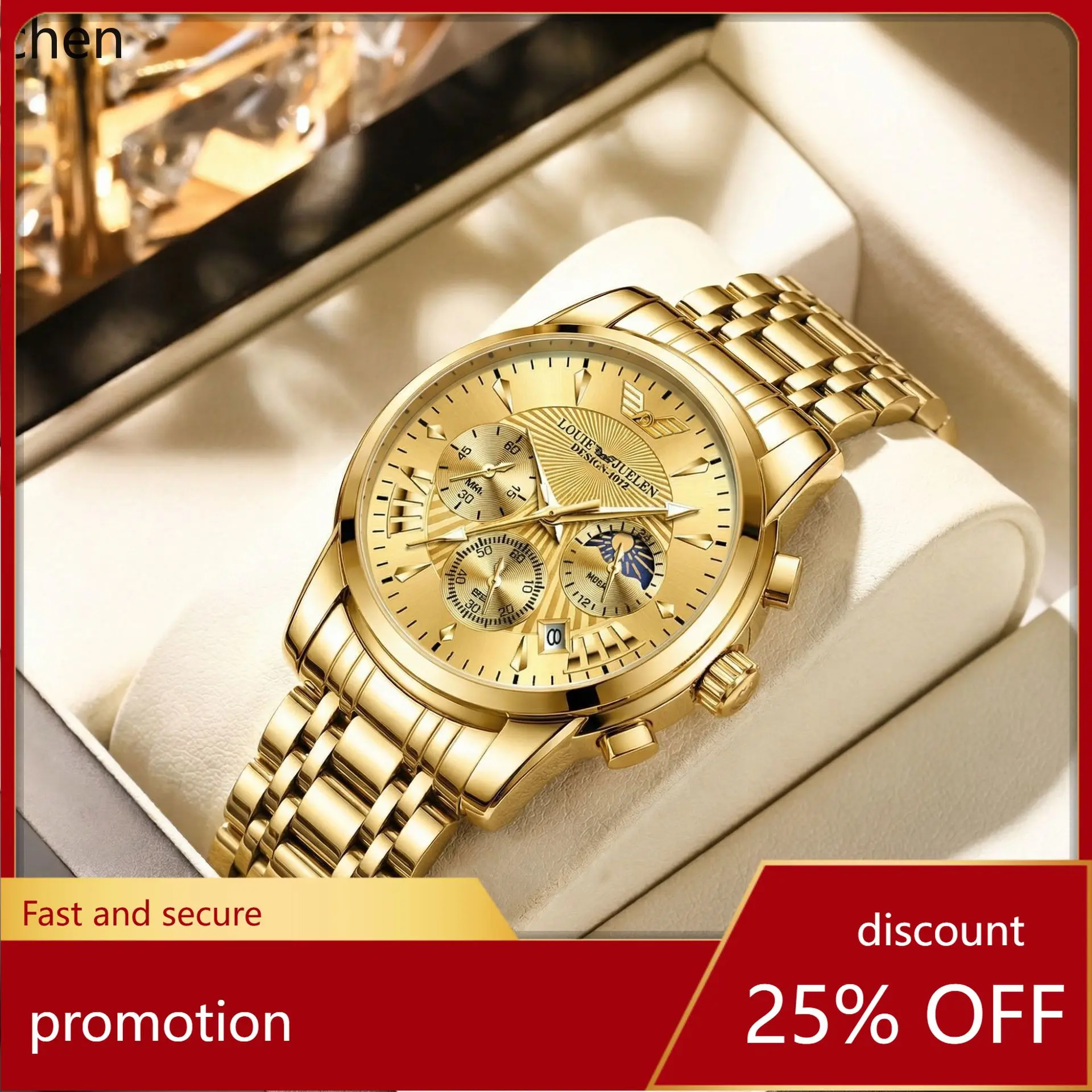 Zml automatic movement watch women's waterproof luminous men's quartz wristwatch
