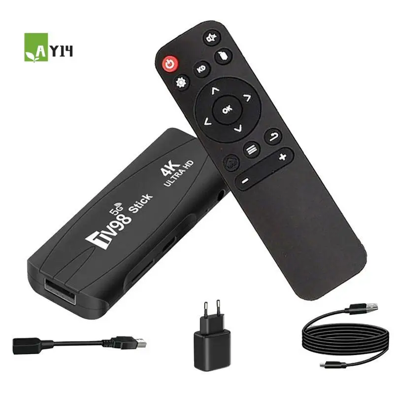 

ТВ-приставка AY14 -1 Piece TV98 1G+8G Android 12.1 с Wi-Fi 2.4G/5G (вилка EU)