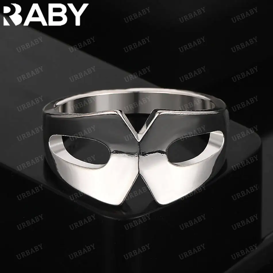 

URBABY 925 Sterling Silver Wide Designer Fine Ring For Women Fashion Jewelry Charm Grace Wedding Engagement Accessories