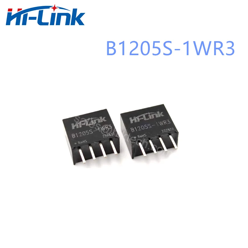 Free Shipping Hilink DC/DC B1205S-1WR3 20pcs/lot 1W 12V 200mA Isolation Mini Adjustable Power Module Converter Smart Home