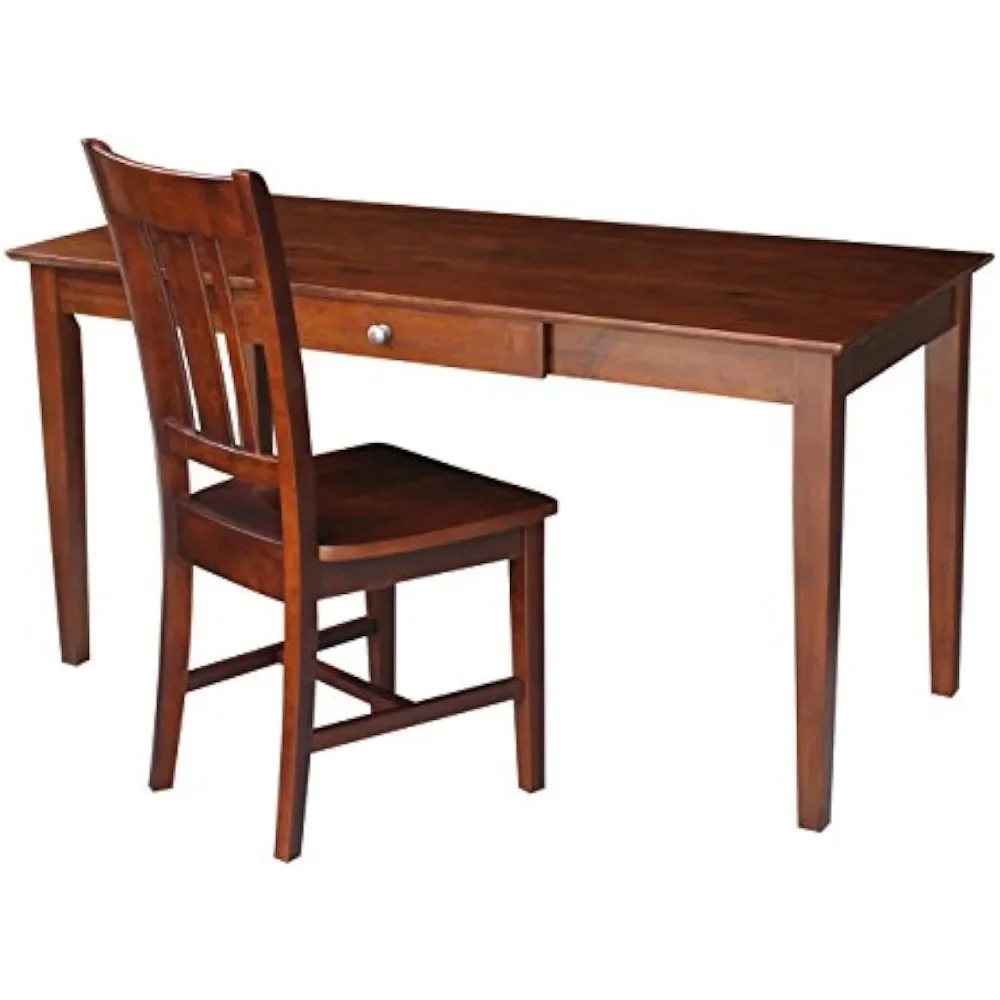 

International Concepts Large Desk and Chair, Espresso