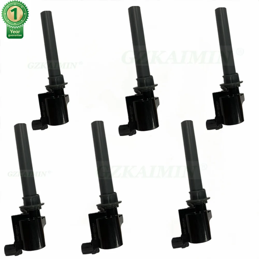 

6 Ignition Coil OEM 1L8Z-12029-AA 1L8Z12029AA for 01-04 for Ford Escape V6 FD502