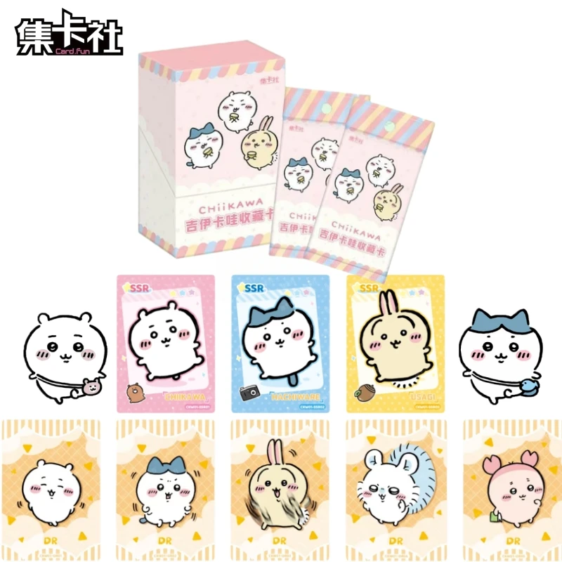 

Card.Fun Genuine Chiikawa Cards Vitality Moment Nanka Chiisakute Kawaii Yatsu Anime Peripheral Collectible Toy Gift Cards