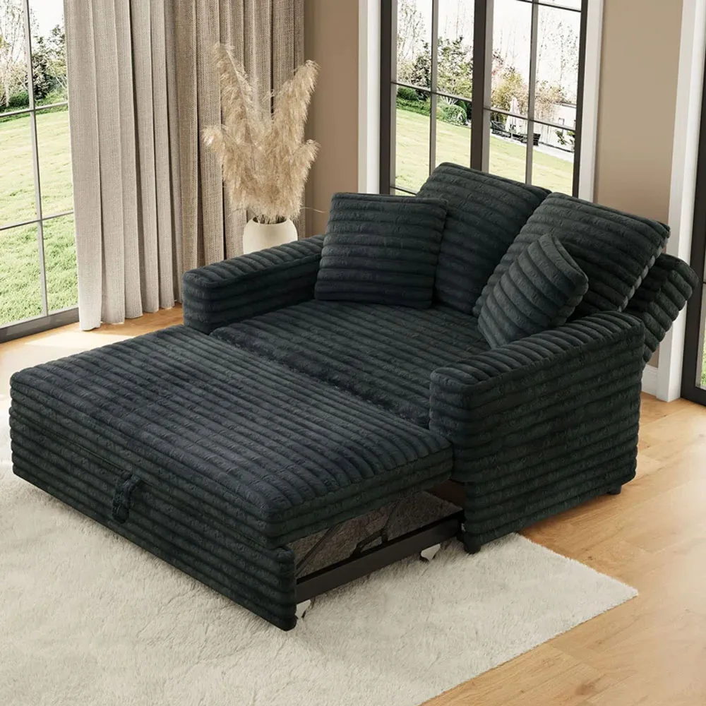 # Furniture Factory Custom 2 Seater Convertible Pull Out Folding Sofa Bed with Sleeper Function for Living Room