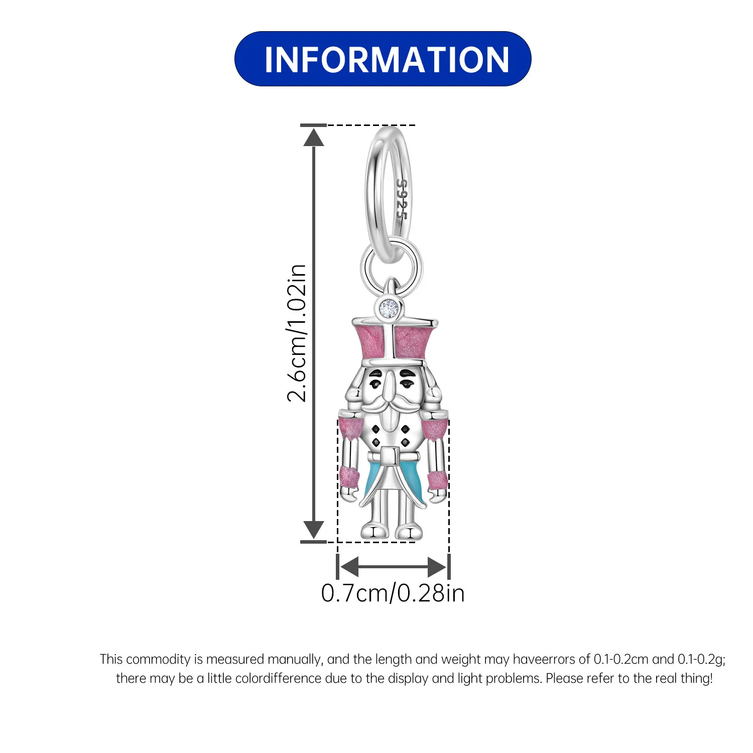 الشتاء عيد الميلاد خرافة سلسلة 2025 الخرز 925 فضة كسارة البندق سحر المرأة مجوهرات DIY هدية