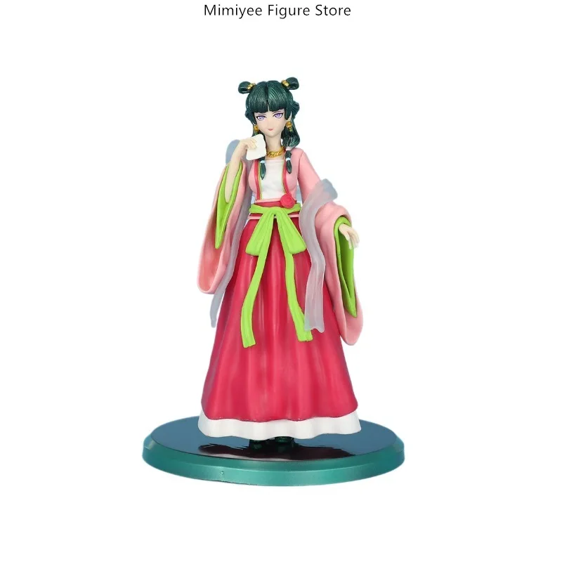 18,5 CM Figurka Anime Apothecary Diaries Maomao, stojąca, dekoracja na biurko, statuetka kolekcjonerska, ozdoba, zabawka, prezent