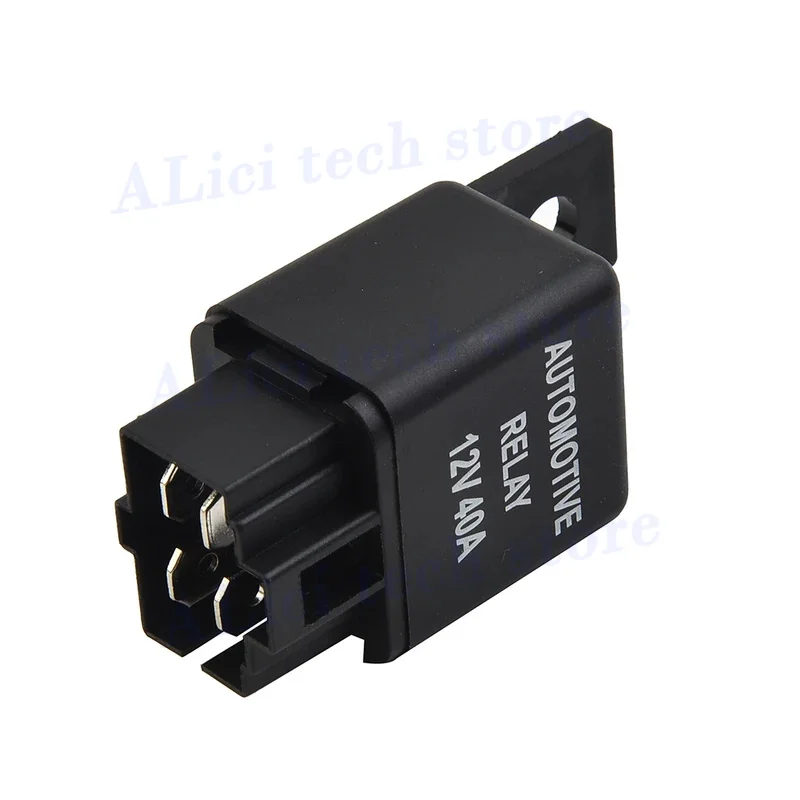 1pc 12V 40A Car Relay Automotive Van Boat Bike 4Pin SPST Alarm Relay For Remote Starts HID Headlights Pop Doors Trunk Releases S